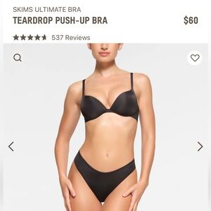 Skims Ultimate Teardrop Push Up Bra